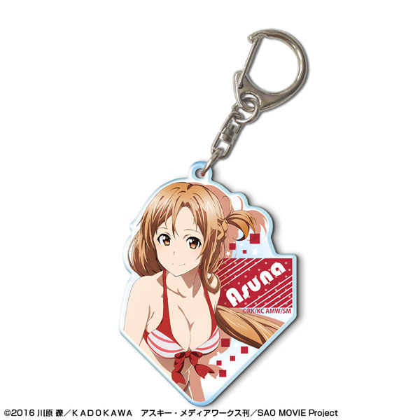 License Agent Sword Art Online - Acrylic Keychain: Design 07 (Asuna /D)