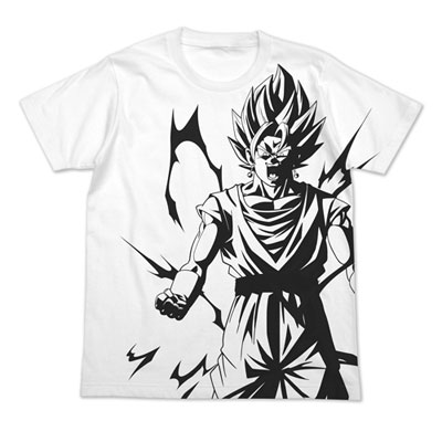 COSPA Dragon Ball Z - Vegito All Print T-shirt / WHITE-L รูปภาพ 1