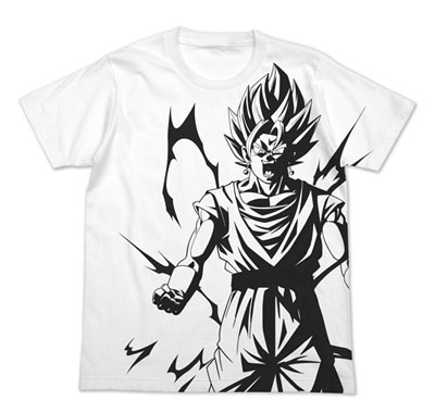 COSPA Dragon Ball Z - Vegito All Print T-shirt / WHITE-XL รูปภาพ 1