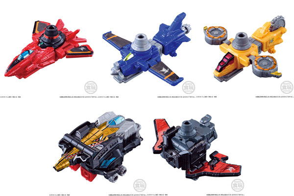 Bandai Kaitou Sentai Lupinranger VS Keisatsu Sentai Patoranger - Mini-Pla VS Vehicle Gattai Series 01 Lupinkaiser 5Type Set (CANDY TOY) 圖片 1