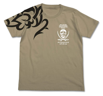 COSPA Black Lagoon - Revy Tattoo T-shirt / SAND KHAKI-M Bild 1
