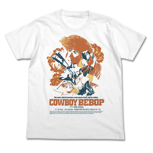 COSPA Cowboy Bebop - T-shirt Poster Art Ver. / WHITE-XL hình ảnh 1