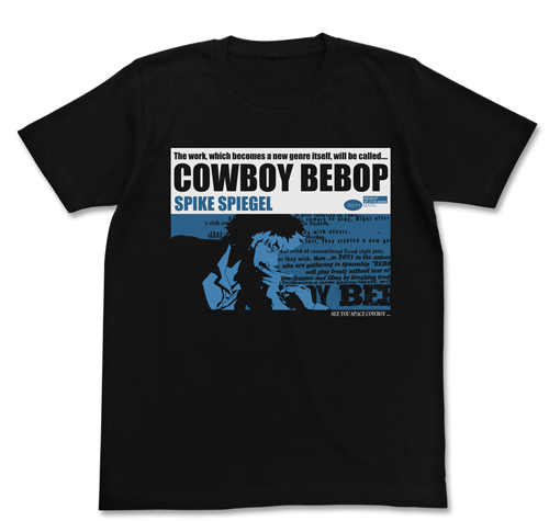 COSPA Cowboy Bebop - Spike Spiegel T-shirt Jacket Ver. / BLACK-M รูปภาพ 1