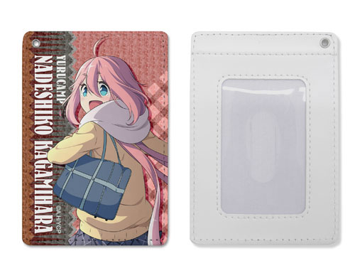 COSPA Yuru Camp Nadeshiko Kagamihara Full Color Pass Case image 1