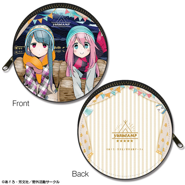 License Agent Yuru Camp - Marutto Leather Case: Design 03 (Nadeshiko Kagamihara & Rin Shima/B)