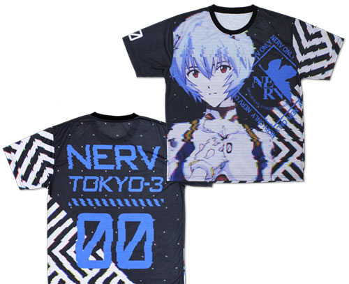 COSPA EVANGELION - "Rei Ayanami" Double-sided Full Graphic T-shirt / M รูปภาพ 1