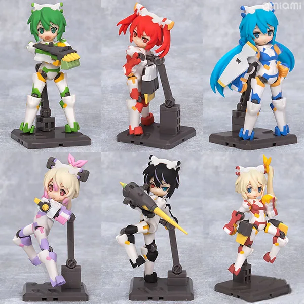 MegaHouse Desktop Army Long Boots Platoon All 6 Normal Types +Armor Parts Set image 1
