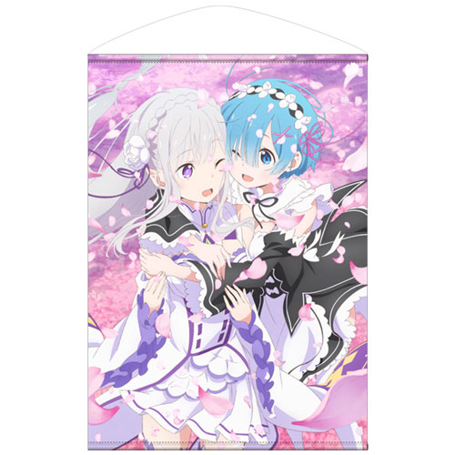 COSPA Re:ZERO -Starting Life in Another World- "Emilia & Rem" B2 Wall Scroll