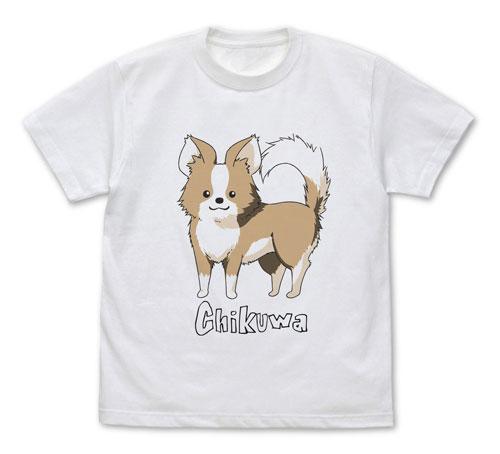 COSPA Yuru Camp - "Chikuwa" T-shirt / WHITE - S