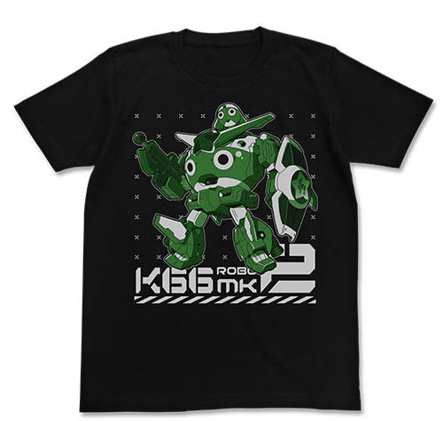 COSPA Keroro Gunso Keroro Robo Mk-2 T-shirt /BLACK-M