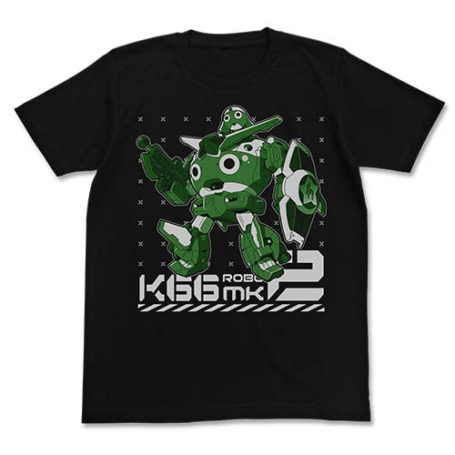 COSPA Keroro Gunso Keroro Robo Mk-2 T-shirt /BLACK-L