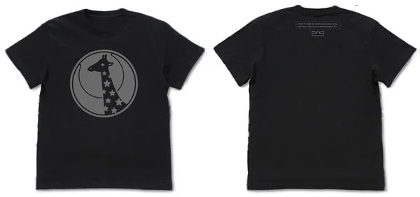 COSPA Shoujo Kageki Revue Starlight Giraffe Mark T-shirt /BLACK-S
