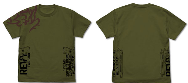 COSPA Black Lagoon Sword Cutlass & Tattoo T-shirt /MOSS-M Bild 1
