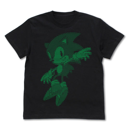 COSPA Sonic the Hedgehog Sonic Asukii Art T-shirt /BLACK-XL