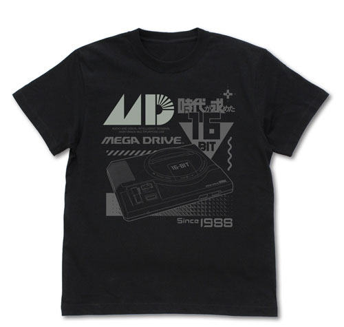 COSPA Megadrive Reflector Print T-shirt /BLACK-S รูปภาพ 1