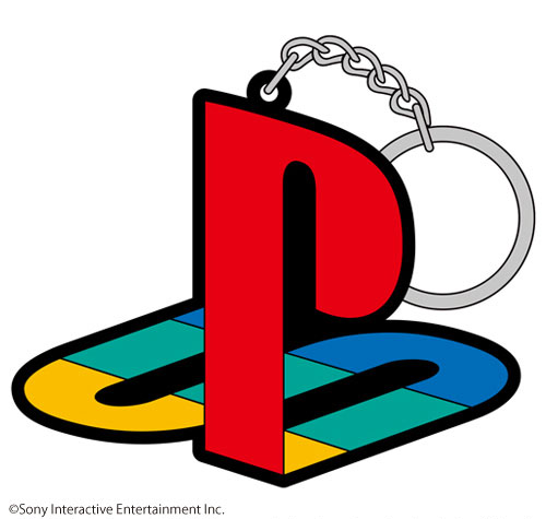 COSPA PlayStation Rubber Keychain 1st Gen. "PlayStation Family Mark" รูปภาพ 1
