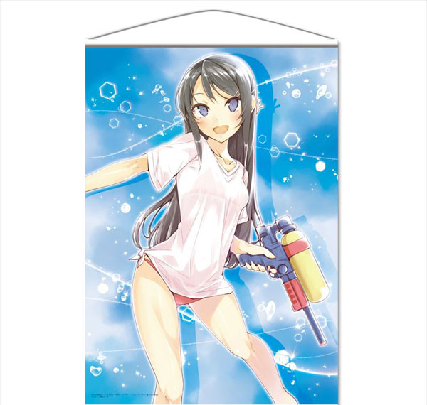 Azu Maker Seishun Buta Yarou wa Bunny Girl Senpai no Yume wo Minai B2 Wall Scroll A [Mai Sakurajima] รูปภาพ 1