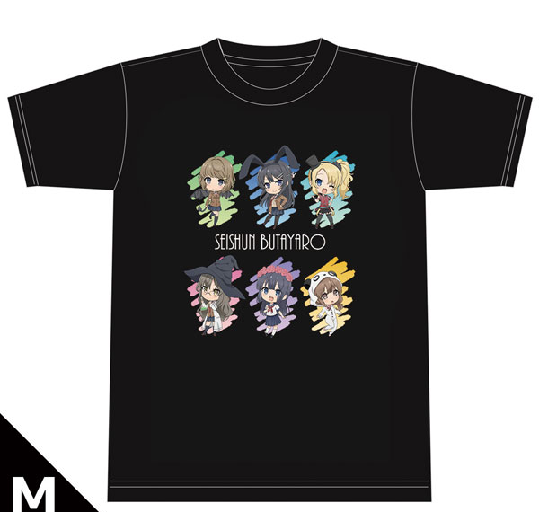 Azu Maker Seishun Buta Yarou wa Bunny Girl Senpai no Yume wo Minai T-shirt [SD Character] M Size รูปภาพ 1