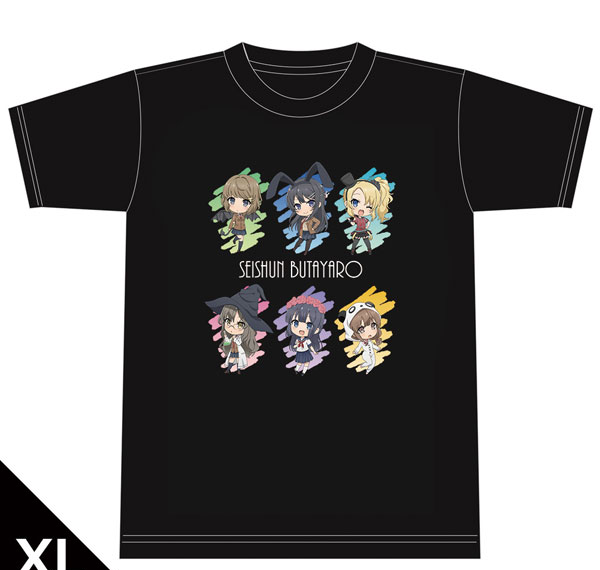 Azu Maker Seishun Buta Yarou wa Bunny Girl Senpai no Yume wo Minai T-shirt [SD Character] XL Size รูปภาพ 1