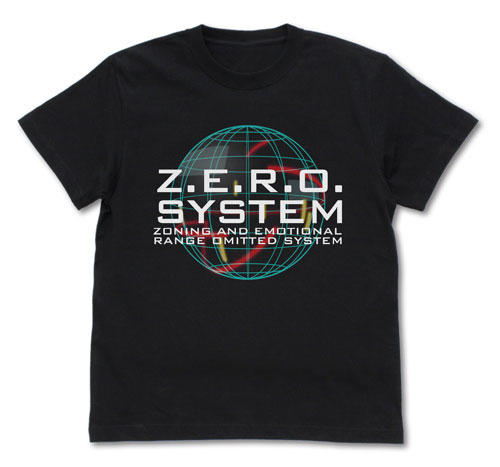 COSPA 機動戦士ガンダムW ゼロシステム Tシャツ /ブラック-XL 画像 1