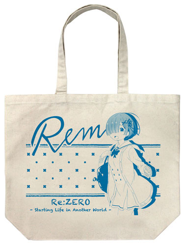COSPA Re:ZERO -Starting Life in Another World- Rem Large Tote Bag Uniform Ver./NATURAL