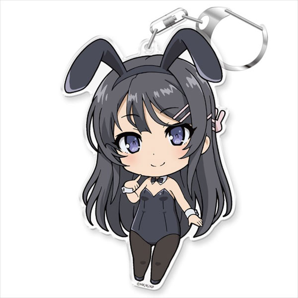 Azu Maker Seishun Buta Yarou wa Bunny Girl Senpai no Yume wo Minai PuniColle! Keychain Mai Sakurajima
