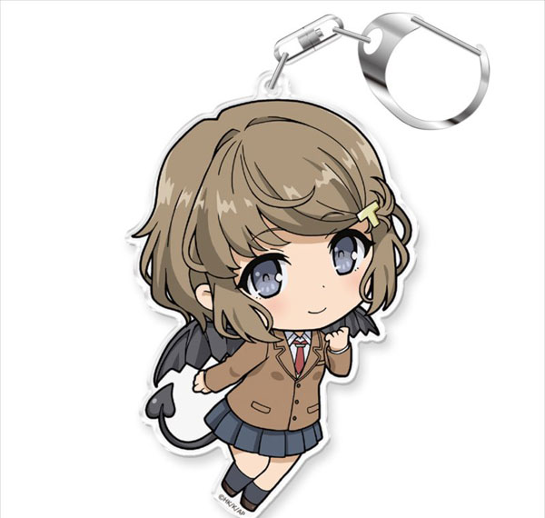 Azu Maker Seishun Buta Yarou wa Bunny Girl Senpai no Yume wo Minai PuniColle! Keychain Tomoe Koga รูปภาพ 1