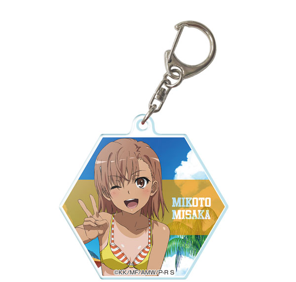 License Agent Toaru Kagaku no Railgun S Acrylic Keychain Design 01 (Mikoto Misaka /A) รูปภาพ 1
