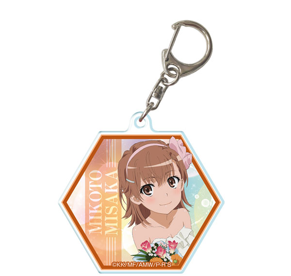 License Agent Toaru Kagaku no Railgun S Acrylic Keychain Design 02 (Mikoto Misaka /B) Bild 1