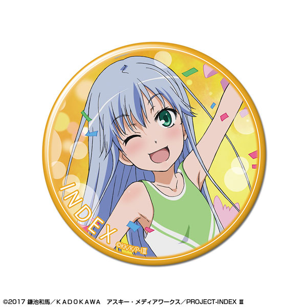 License Agent Toaru Majutsu no Index III Tin Badge Design 04 (Index /C)