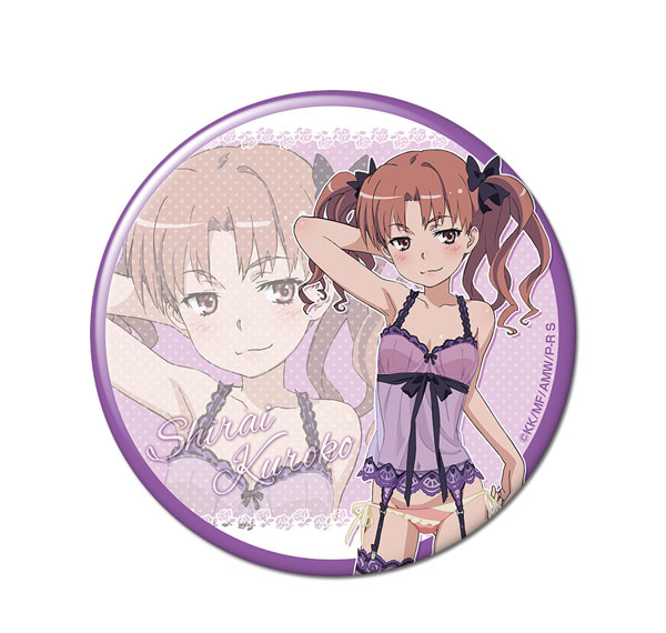 License Agent Toaru Kagaku no Railgun S Tin Badge Design 04 (Kuroko Shirai) Bild 1