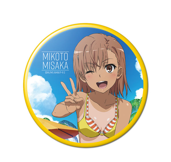 License Agent Toaru Kagaku no Railgun S Tin Badge Design 06 (Mikoto Misaka /D) Bild 1