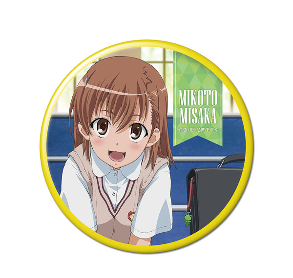 License Agent Toaru Kagaku no Railgun S Tin Badge Design 07 (Mikoto Misaka /E) รูปภาพ 1