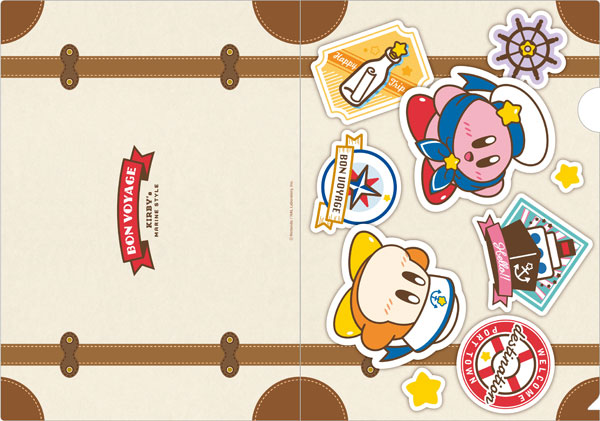 Ensky Kirby Bon Voyage Clear File (1) Trunk