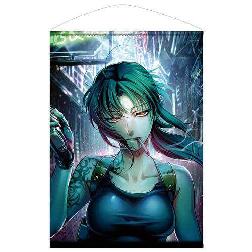COSPA Black Lagoon (Original Ver.) Revy B2 Wall Scroll image 1