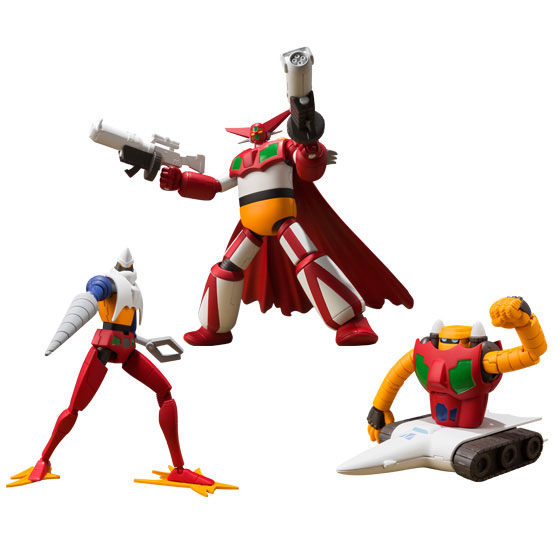 Bandai Super Mini-Pla Shin (Change!!) Getter Robo Vol.1 All 3 Type Set