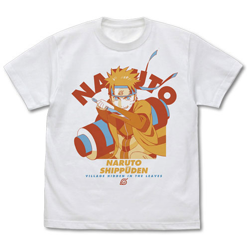 COSPA NARUTO Shippuden Naruto Uzumaki T-shirt /WHITE-S