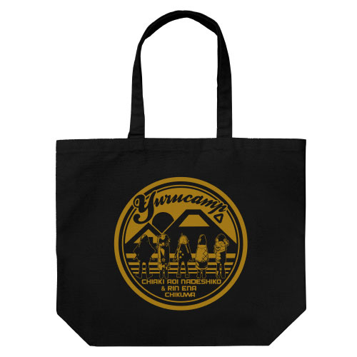 COSPA Yuru Camp Large Tote Bag /BLACK imagen 1