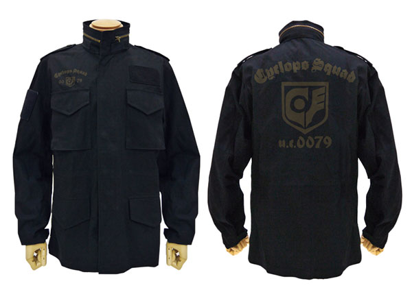 COSPA Mobile Suit Gundam 0080: War in the Pocket Cyclops Squad M-65 Jacket/BLACK-XL 图片 1