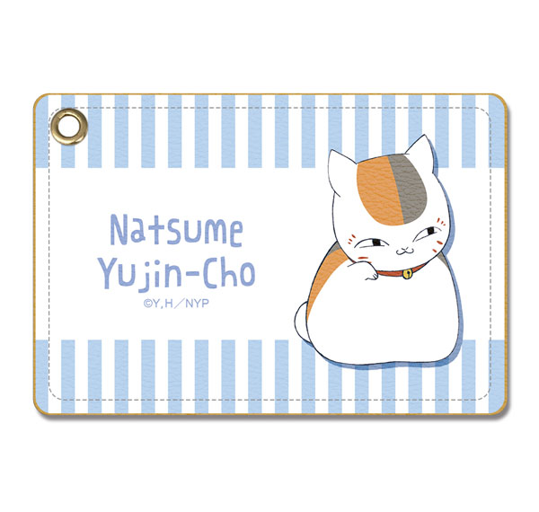 License Agent Natsume Yuujinchou Leather Pass Case Design 02 (Nyanko Sensei /B) รูปภาพ 1
