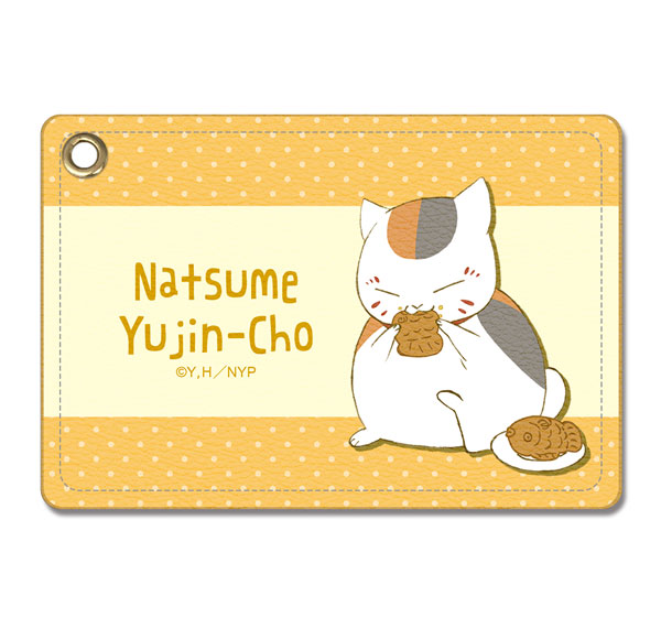 License Agent Natsume Yuujinchou Leather Pass Case Design 03 (Nyanko Sensei /C) Bild 1