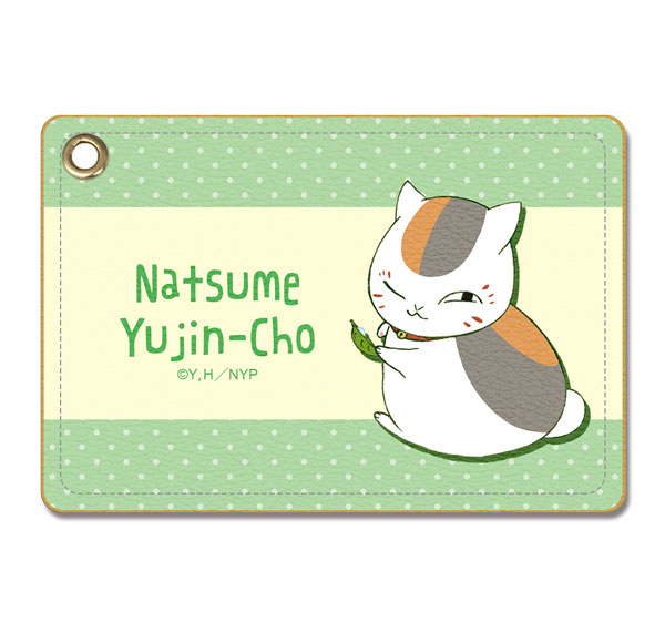 License Agent Natsume Yuujinchou Leather Pass Case Design 04 (Nyanko Sensei /D) รูปภาพ 1