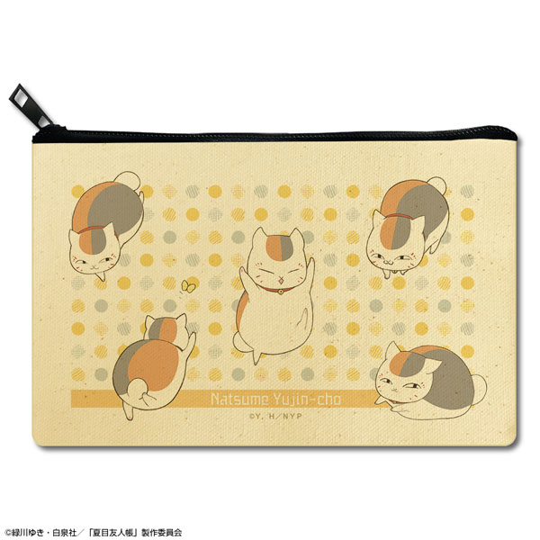 License Agent Natsume Yuujinchou Flat Pouch Design 03 (Nyanko Sensei /C)