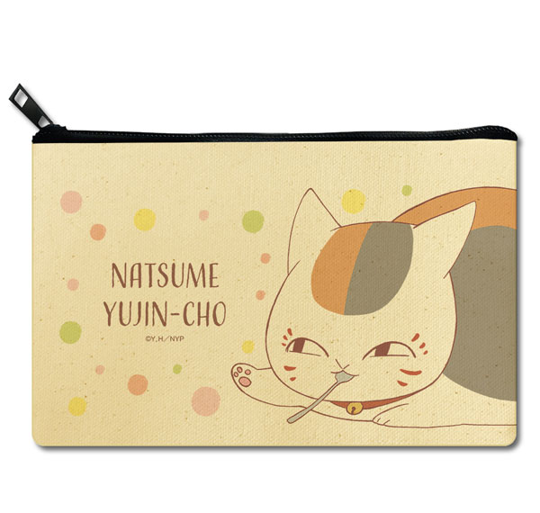 License Agent Natsume Yuujinchou Flat Pouch Design 04 (Nyanko Sensei /D) รูปภาพ 1