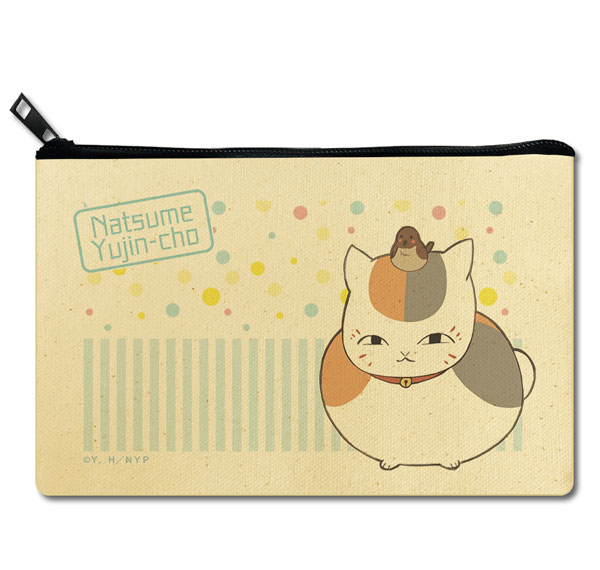 License Agent Natsume Yuujinchou Flat Pouch Design 05 (Nyanko Sensei /E) รูปภาพ 1