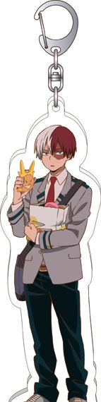 Movic My Hero Academia Whole Body Acrylic Keychain Donut Todoroki