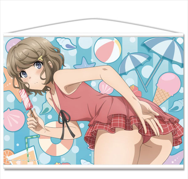 Azu Maker Seishun Buta Yarou wa Bunny Girl Senpai no Yume wo Minai B2 Wall Scroll C Tomoe Koga รูปภาพ 1