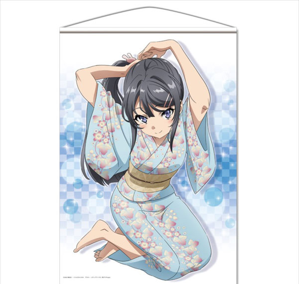 Azu Maker Seishun Buta Yarou wa Bunny Girl Senpai no Yume wo Minai B2 Wall Scroll D Mai Sakurajima รูปภาพ 1
