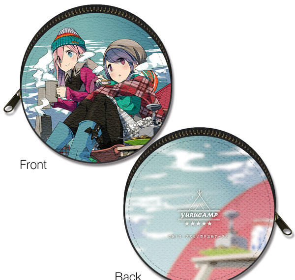 License Agent Yuru Camp Marutto Leather Case Ver.2 Design 02 (Nadeshiko Kagamihara & Rin Shima /B) รูปภาพ 1