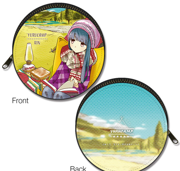 License Agent Yuru Camp Marutto Leather Case Ver.2 Design 04 (Rin Shima) Bild 1
